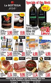 La Bottega Nicastro flyer Page 1