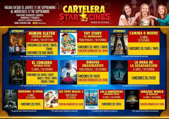 Catálogo Star Cines (válido hasta 17-09)