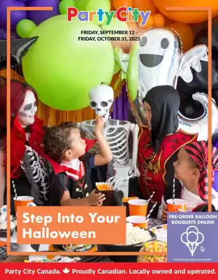 Party City flyer