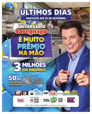 Catálogo Supermercados Savegnago (válido até 16-09)