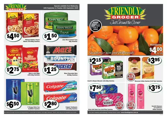 Friendly Grocer catalogue (valid until 16-09)