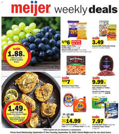 Meijer weekly ad week 38 Page 1