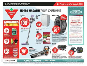 Canadian Tire flyer week 38 Page 1