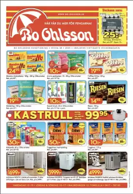 Bo Ohlsson reklamblad (giltig till och med 21-09)