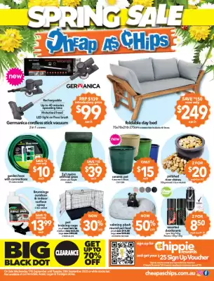 Cheap as Chips catalogue (valid until 30-09)