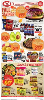 IGA weekly ad (valid until 23-09)