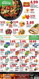 Festival Foods weekly ad week 38 Page 1