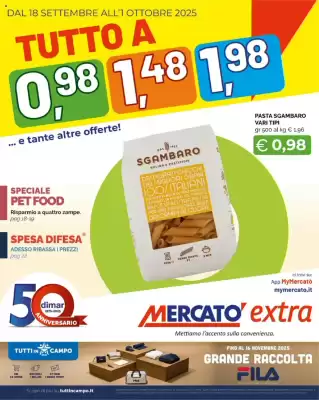 Volantino Mercatò Extra (valido fino al 1-10)