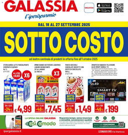 Volantino Galassia Pagina 1