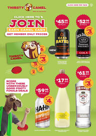 Thirsty Camel catalogue Page 1
