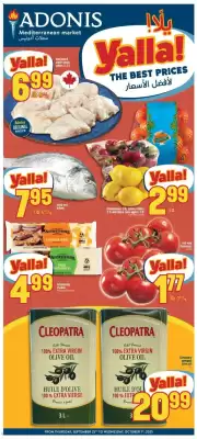 Marché Adonis flyer (valid until 1-10)