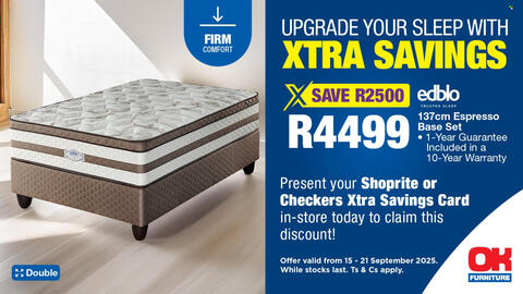 OK Furniture catalogue week 38 Page 1