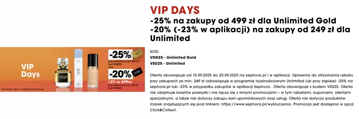 Sephora gazetka (ważność do 20-09)
