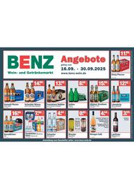 Benz Getränke Prospekt Seite 1