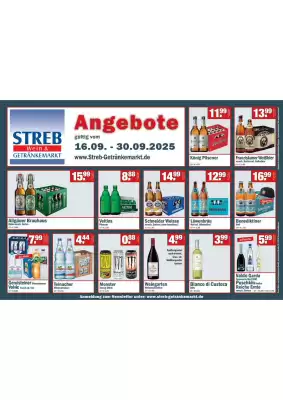 Streb Getränkemarkt Prospekt (gültig bis 30-09)