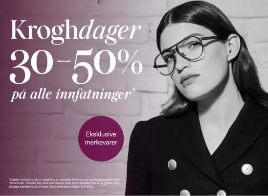 Krogh Optikk kundeavis (gyldig til 20-09)