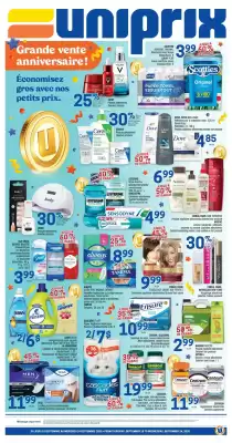 Uniprix flyer (valid until 24-09)