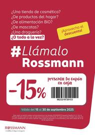 Folleto Rossmann Página 1