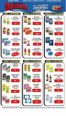 Catálogo Dulcenter (válido hasta 20-09)