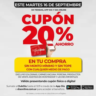 Folleto Supermercados DIA (válido hasta 16-09)