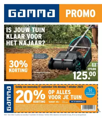 GAMMA folder (geldig t/m 7-10)