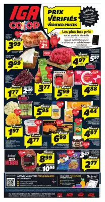 IGA flyer (valid until 24-09)