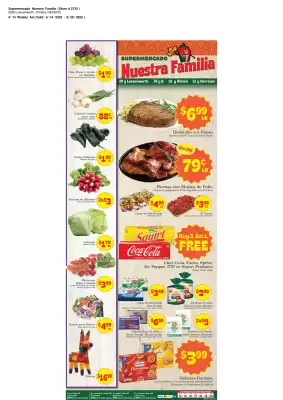 Supermercado Nuestra Familia weekly ad (valid until 20-09)