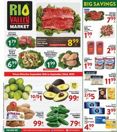 Rio Valley Market weekly ad week 38 Page 1