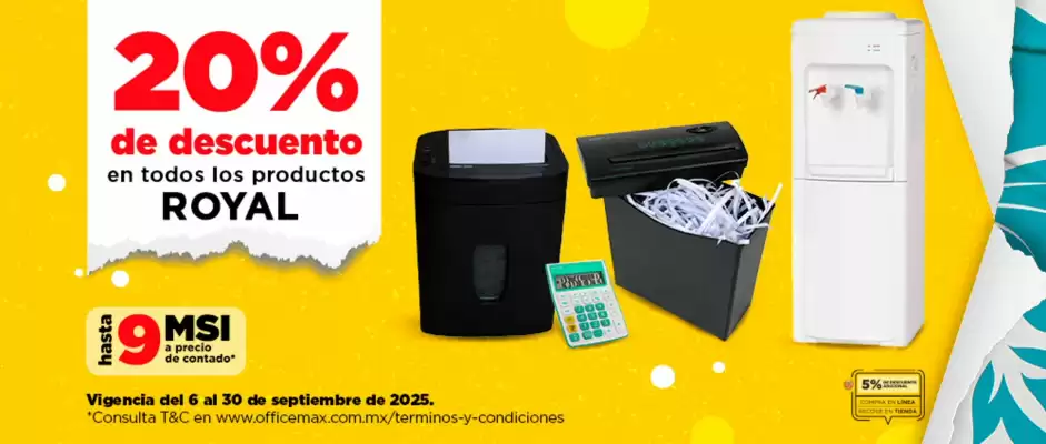Catálogo OfficeMax (válido hasta 30-09)