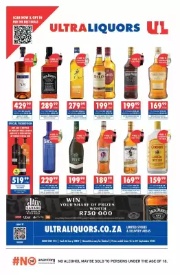 Ultra Liquors catalogue (valid until 22-09)