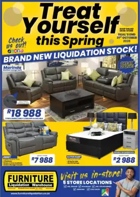 Furniture Liquidation Warehouse catalogue (valid until 31-10)