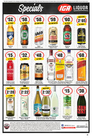 IGA Liquor catalogue week 38 Page 1