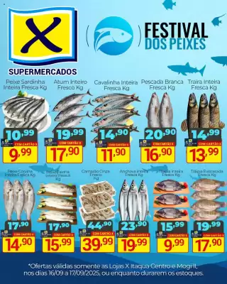 Folheto X Supermercados (válido até 18-09)