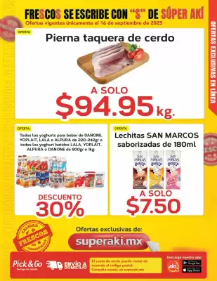 Folleto Super Aki (válido hasta 16-09)