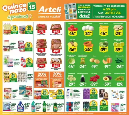 Catálogo Arteli express (válido hasta 17-09)