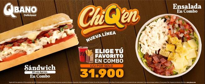 Catálogo Sandwich Qbano Página 1