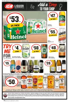 IGA Liquor catalogue (valid until 23-09)