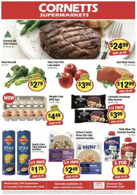 CORNETTS catalogue (valid until 23-09)