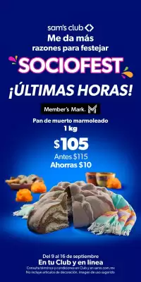 Catálogo Sam's Club (válido hasta 16-09)
