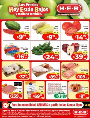 Folleto HEB (válido hasta 18-09)