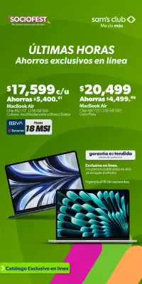 Catálogo Sam's Club (válido hasta 20-09)