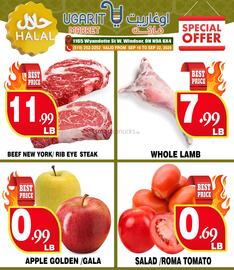 Ugarit Market flyer Page 1