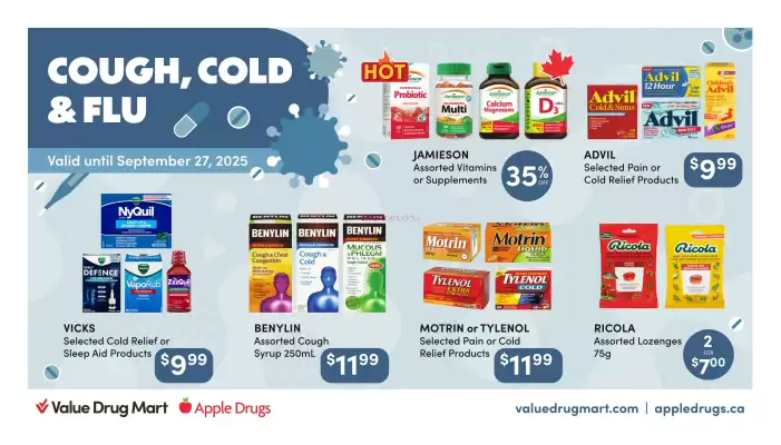 Value Drug Mart flyer (valid until 27-09)