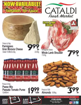Cataldi Fresh Market flyer (valid until 23-09)