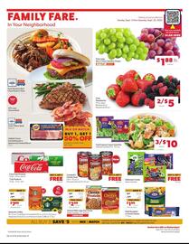 Family Fare weekly ad week 38 Page 1