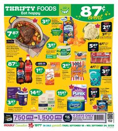 Thrifty Foods flyer week 38 Page 1