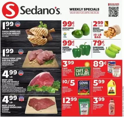 Sedano's weekly ad (valid until 23-09)
