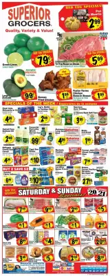 Superior Grocers weekly ad (valid until 23-09)