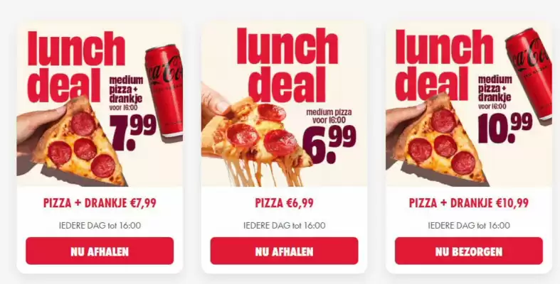 Domino´s pizza folder (geldig t/m 20-09)