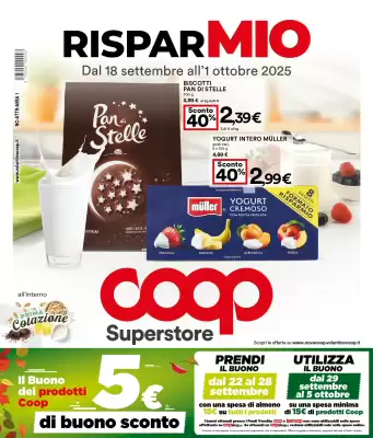 Volantino Coop Superstore (valido fino al 1-10)